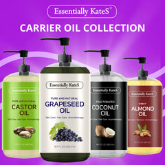 Essentially KateS Grapeseed Oil hair care for nourished, smoother strands.