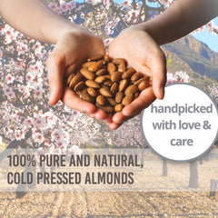 Essentially KateS Sweet Almond Oil application scene suggesting massage use.