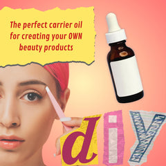 Essentially KateS Sweet Almond Oil pour demonstrates easy skincare usage.