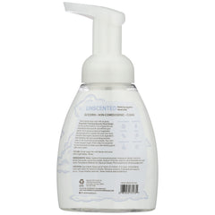 Essentials foaming glycerin hand soap foam close-up reveals rich lather