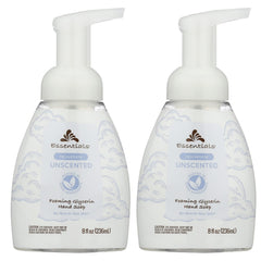Essentials foaming glycerin hand soap unscented bottle front view moisturizes skin gently