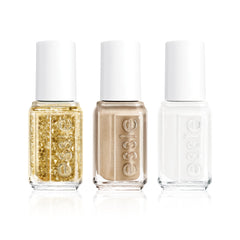 essie blanc snowy white polish creates clean, classic manicures