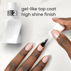 essie gel couture Inside Scoop kit pale pink shade for soft manicure.