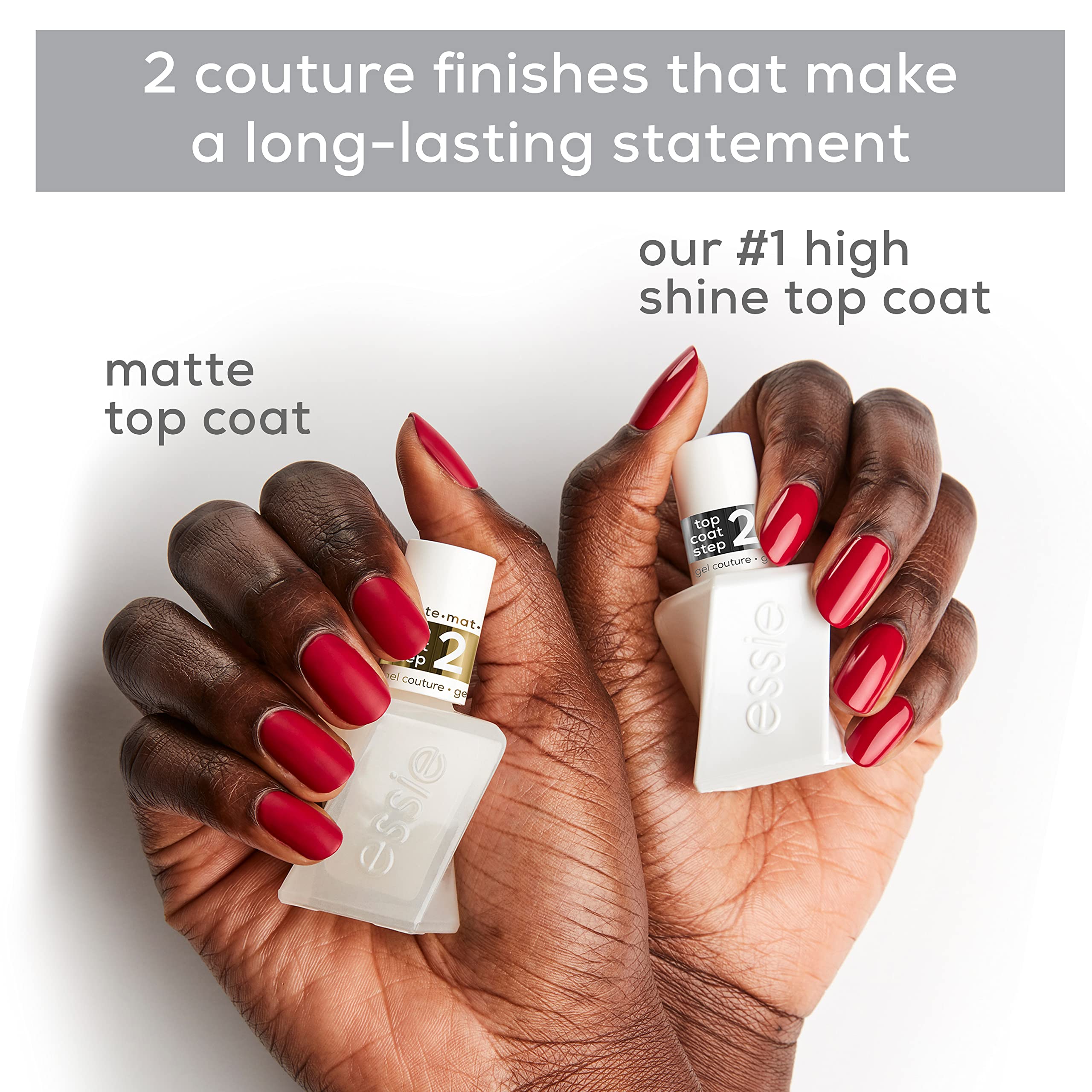 essie Gel Couture vegan formula label highlights cruelty-free ingredients