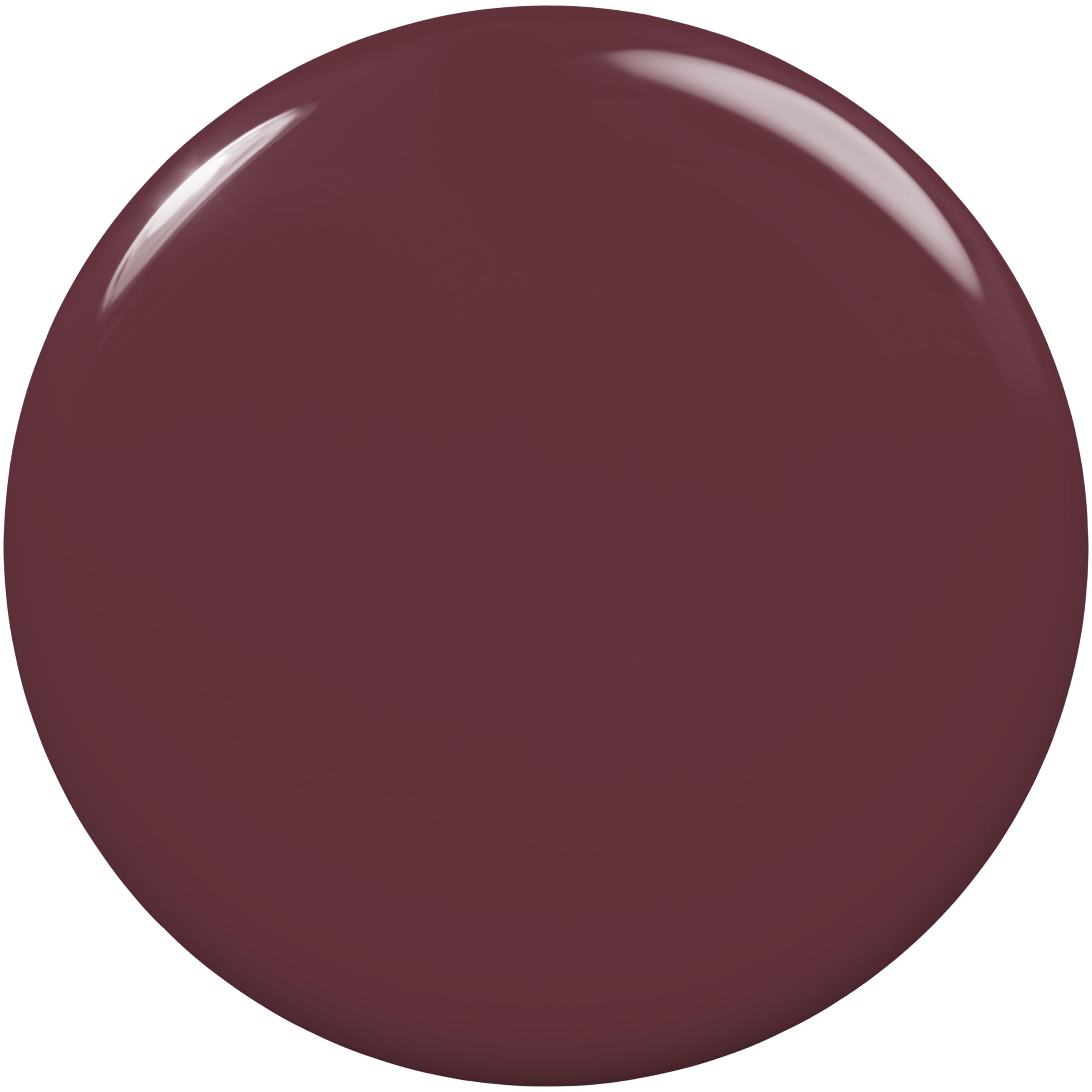 Essie LOVE nail swatch highlighting the soft midtone neutral with pink undertones.