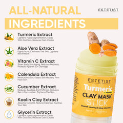 ESTETIST turmeric vitamin C stick brightens dull skin while cleansing deeply