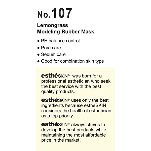 estheSKIN face mask application ensures even coverage for a calm treatment.