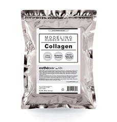 estheSKIN No.101 collagen mask jar application for lifting and deep hydration.