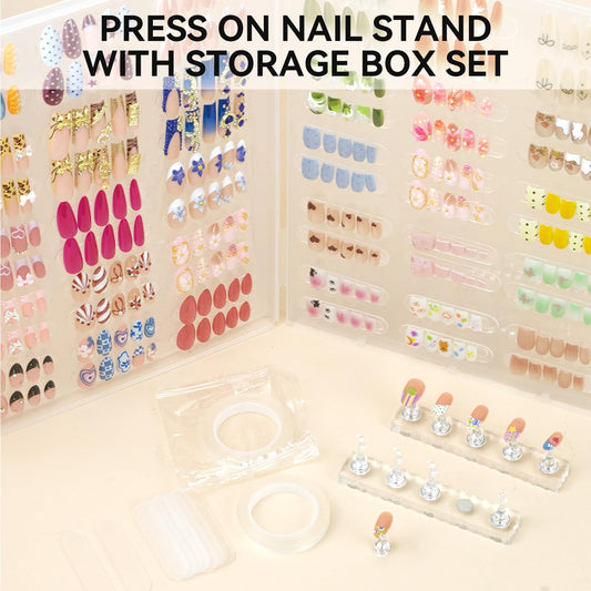ESUOHYM nail stand base with widened feet for stable handling
