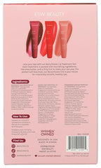 ESW Beauty Raspberry Acai balm hydrates lips close-up