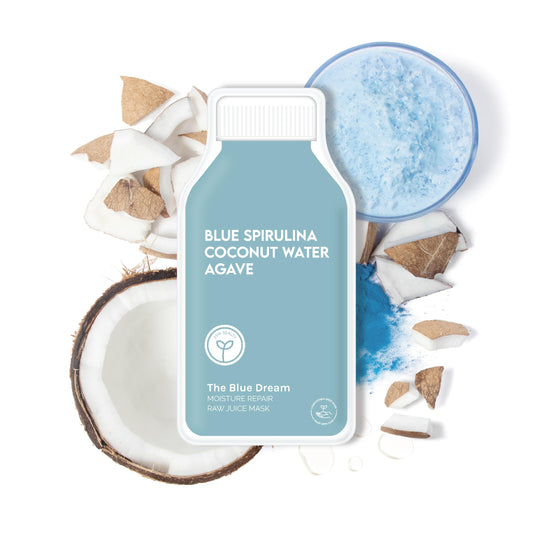 ESW Beauty The Blue Dream mask pack front view shows hydrating formula for dry skin