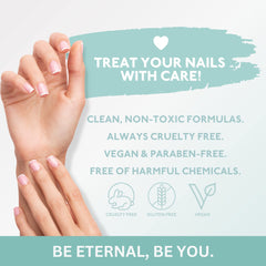 Eternal 5-color nail polish packaging showing the complete set for home manicures