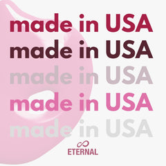 Eternal Red shade bottle with glossy finish demonstrates long-wear potential