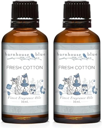 Eternal Essence Oils Barnhouse Blue Fresh Cotton 30ml bottle for candles and diffusers