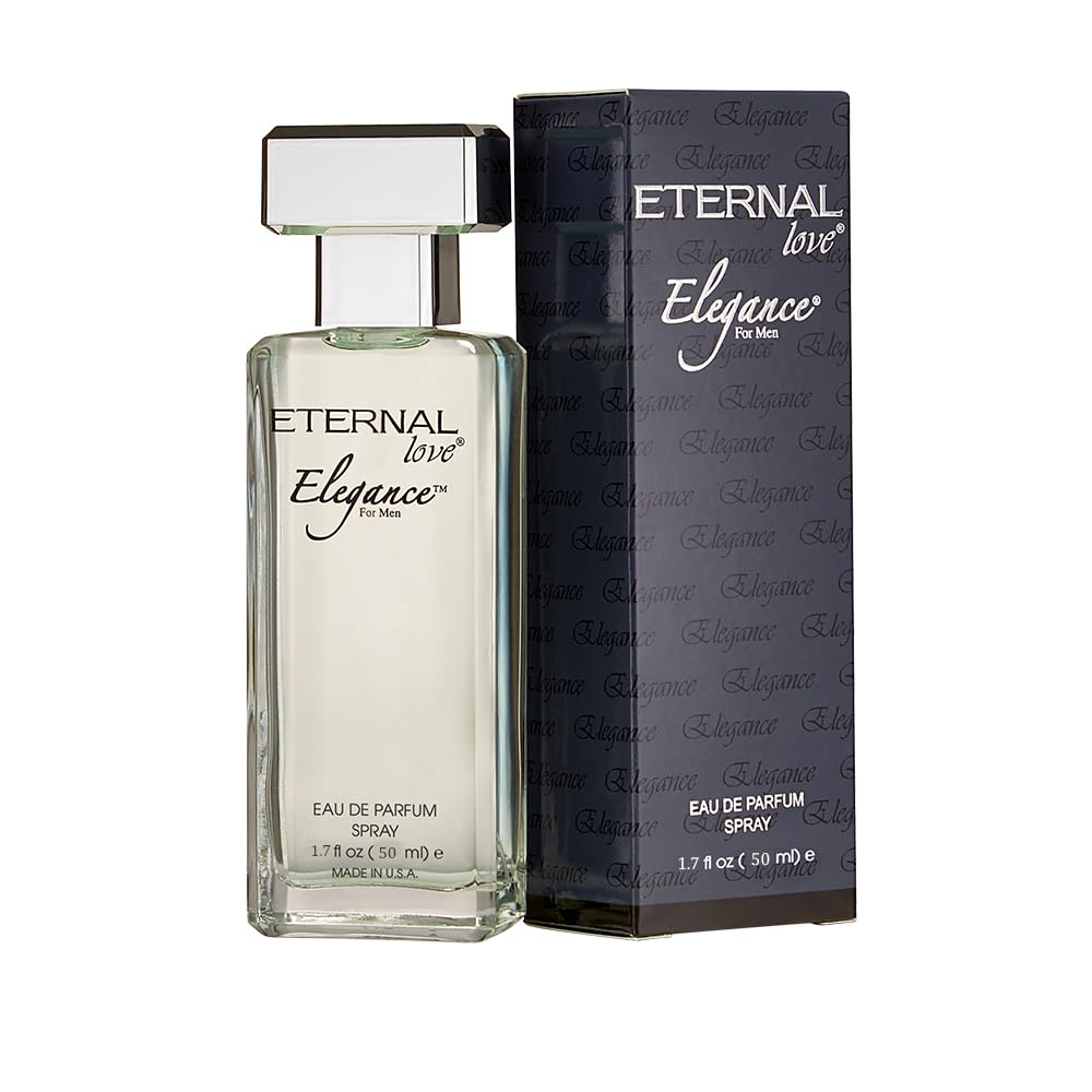 Eternal Love Elegance bottle captures the clean, lasting masculine aroma for everyday wear.