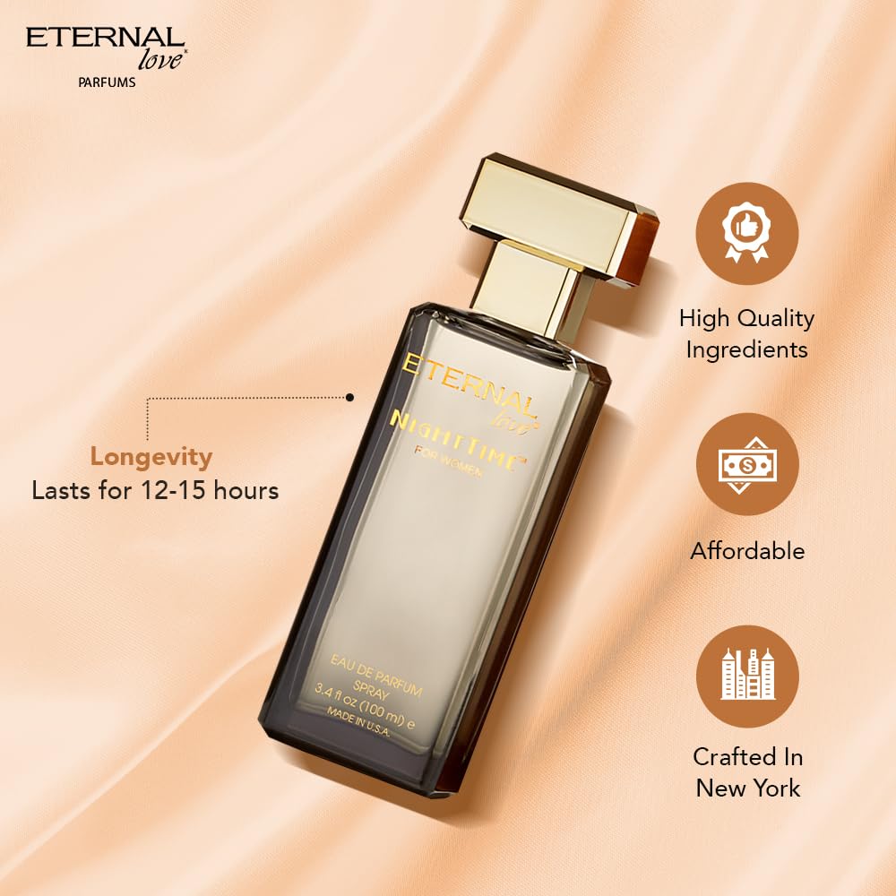 Eternal Love Nighttime fragrance base-woody notes for sophisticated evenings