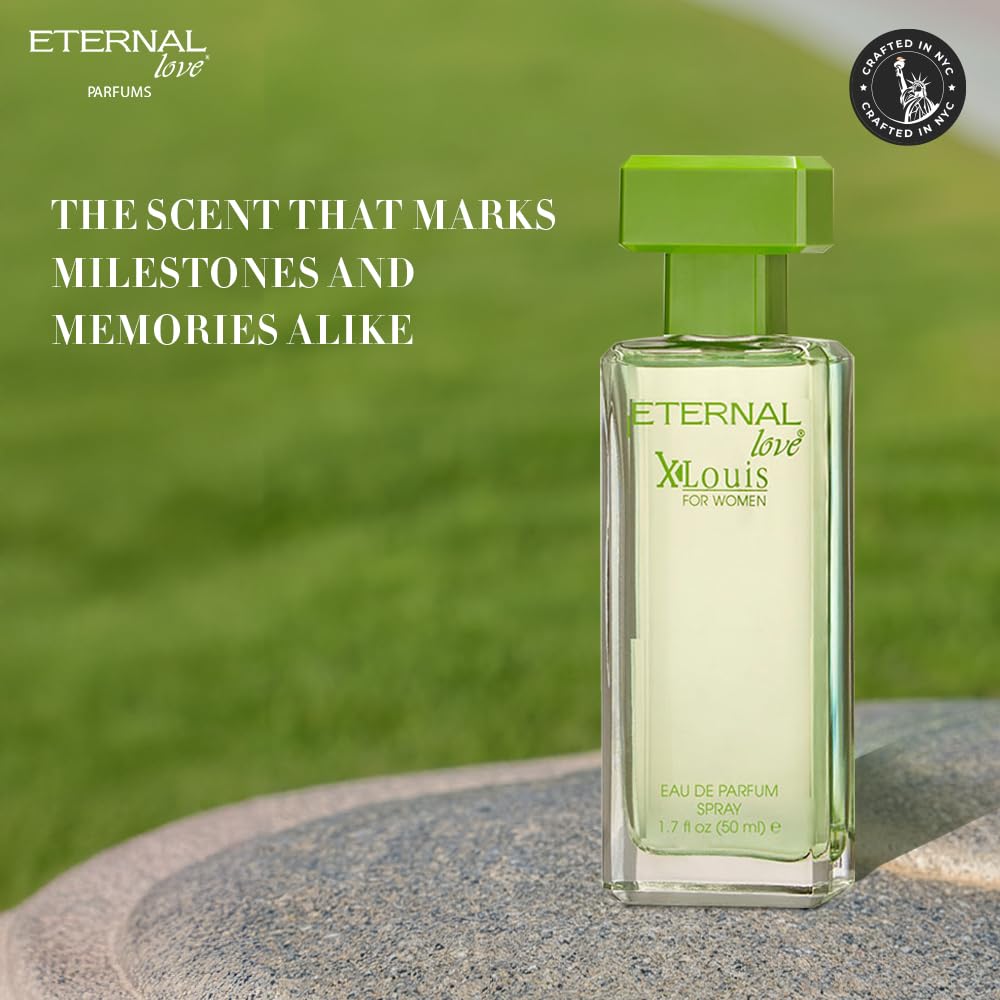 Eternal Love X-Louis bottle with spray nozzle for easy application.