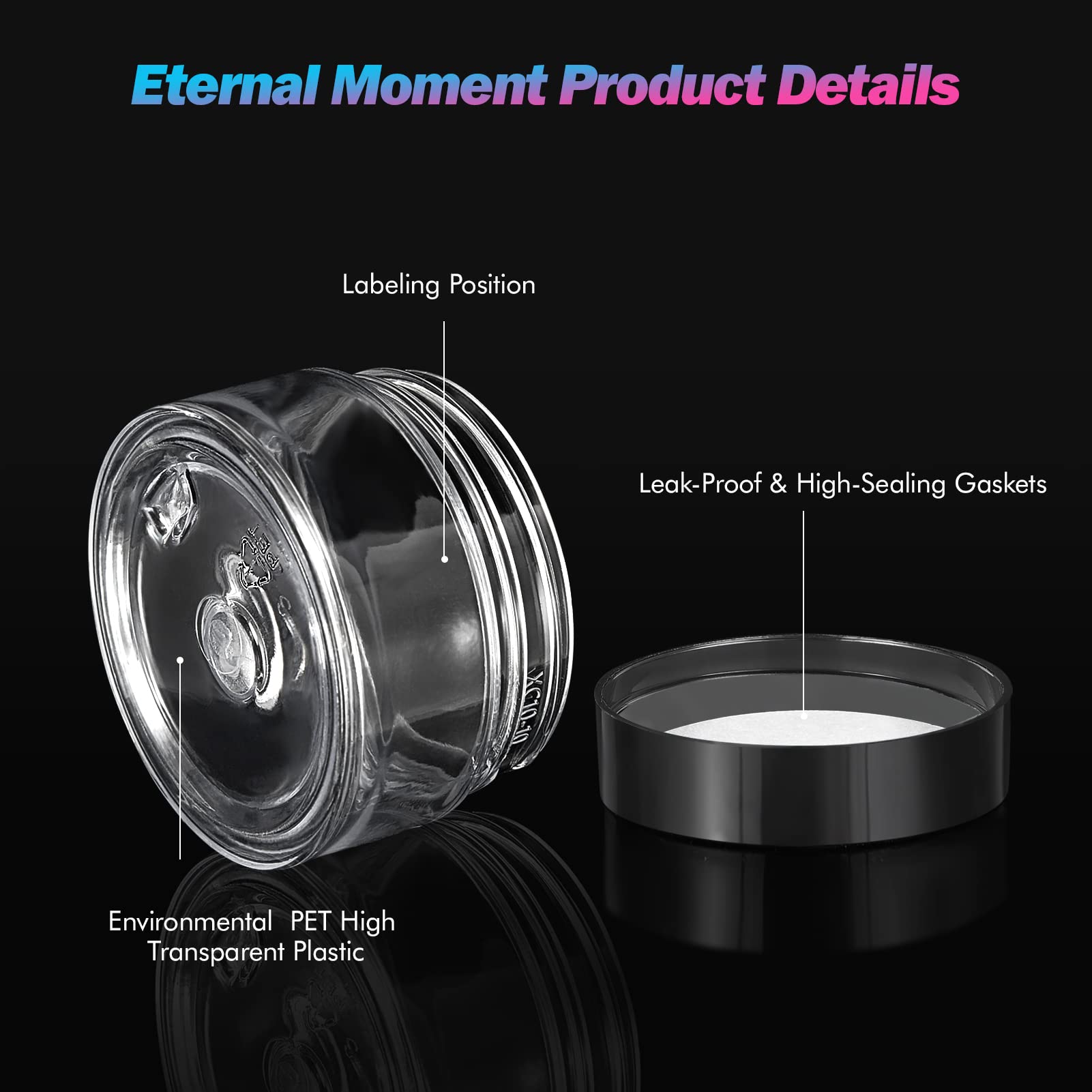 Eternal Moment leak-proof seal protects contents during travel