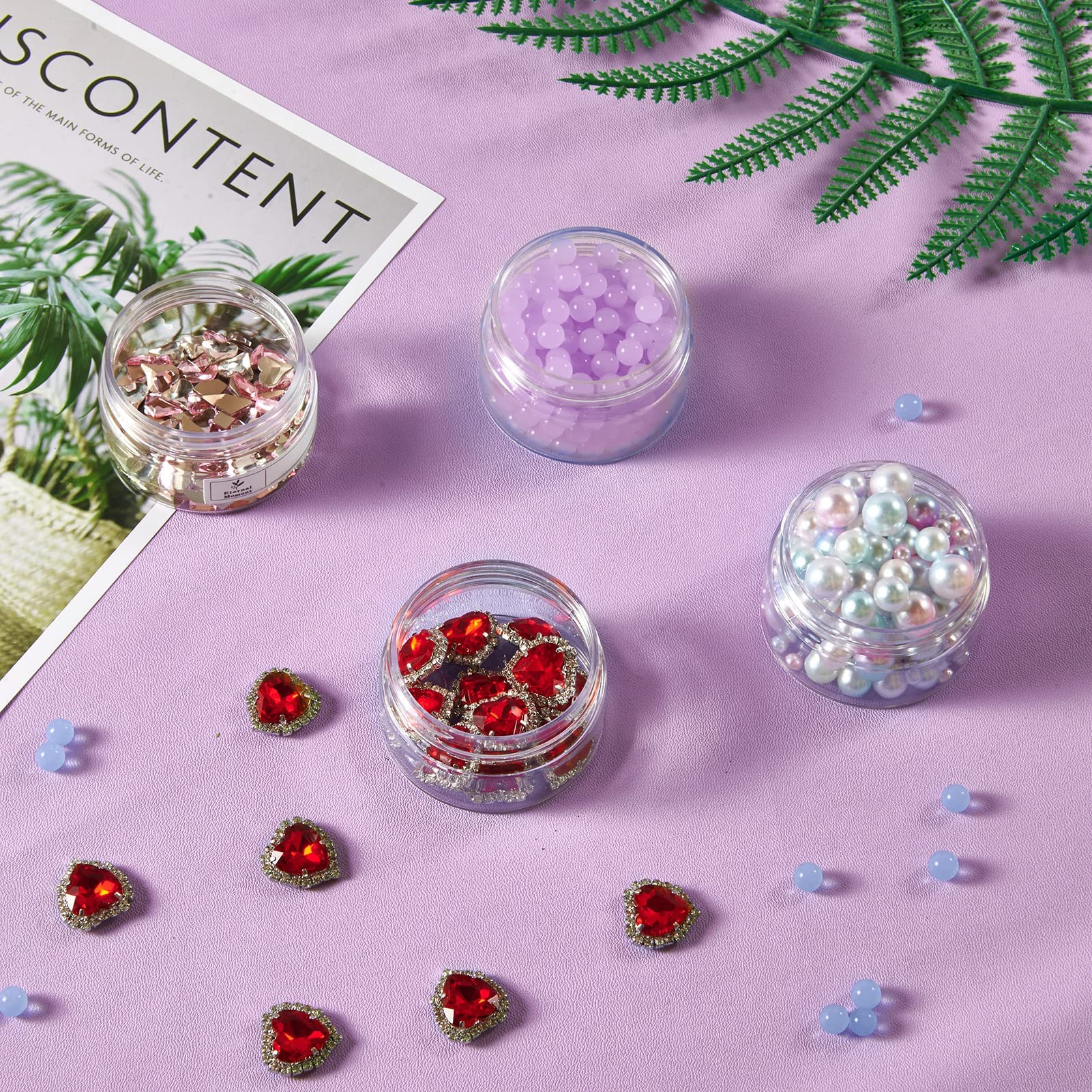 Eternal Moment portable jars for creams, lotions, and samples on the go