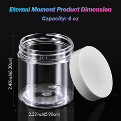 Eternal Moment white-lid closeup emphasizes airtight seal and secure transport.