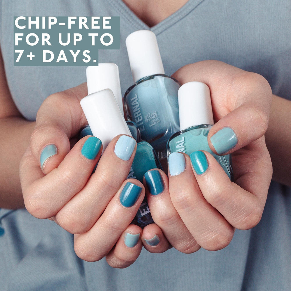 Eternal Quick Dry Formula nail polish bottle demonstrating fast-drying finish