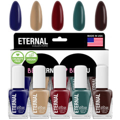 Eternal beige shade nail polish set for timeless, versatile everyday nails.