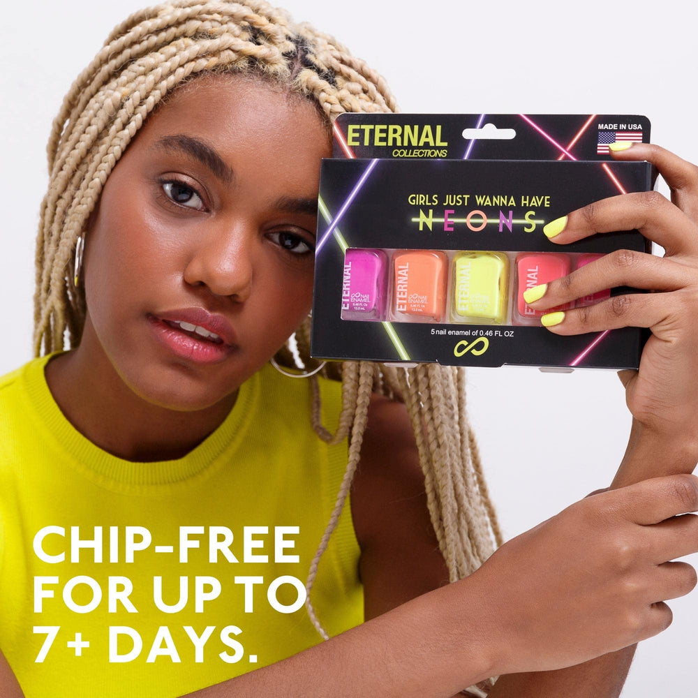 Eternal Neon purple polish for rich pop and party-ready nails
