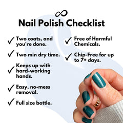 Eternal Ocean View glossy finish close-up, smooth application for quick nails