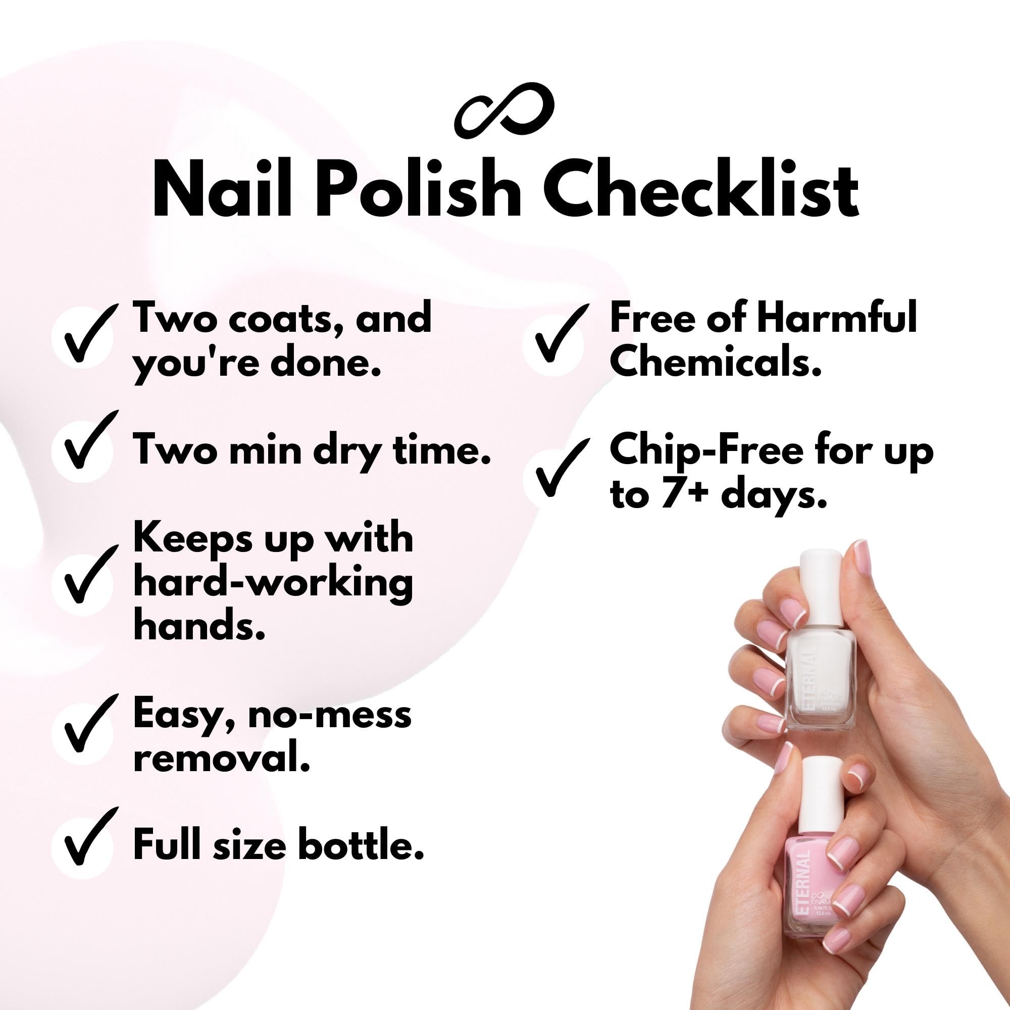 Eternal OH LA LA soft sheer nail polish bottle for layering looks
