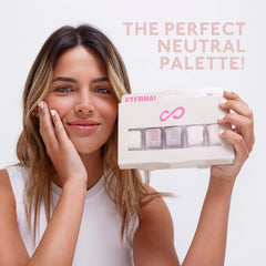 Eternal Pastel Nail Polish Set brush stroke demonstrates smooth, glossy coverage.