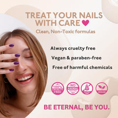 Gift-ready Eternal Pastel Nail Polish Set boxed with five shades.