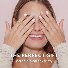 Eternal Pastel Nail Polish Set white swatch creates clean minimal nails