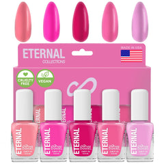 Eternal Pink Set in soft pink shade for delicate daily manicures.