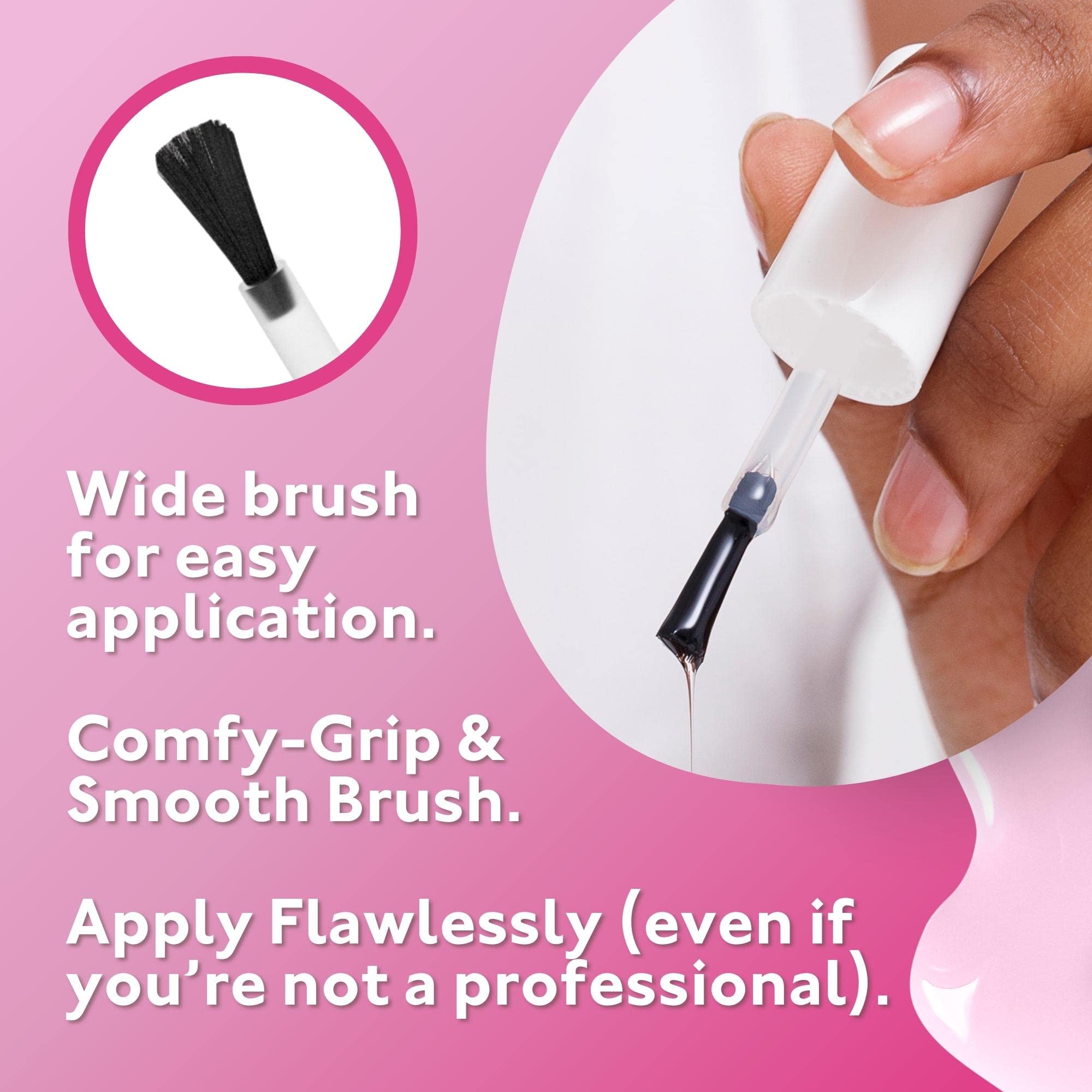 Eternal PINKY PROMISE close-up brush stroke shows high coverage.