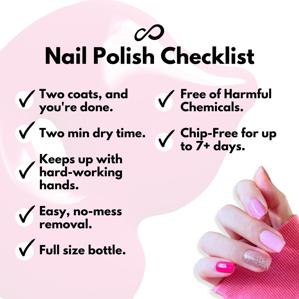 Eternal PINKY PROMISE hot pink shine for party-ready nails.
