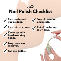 Eternal Safari brown nail polish blends with earthy tones beautifully.