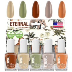 Eternal Safari grey nail polish for a sophisticated day-to-night look.