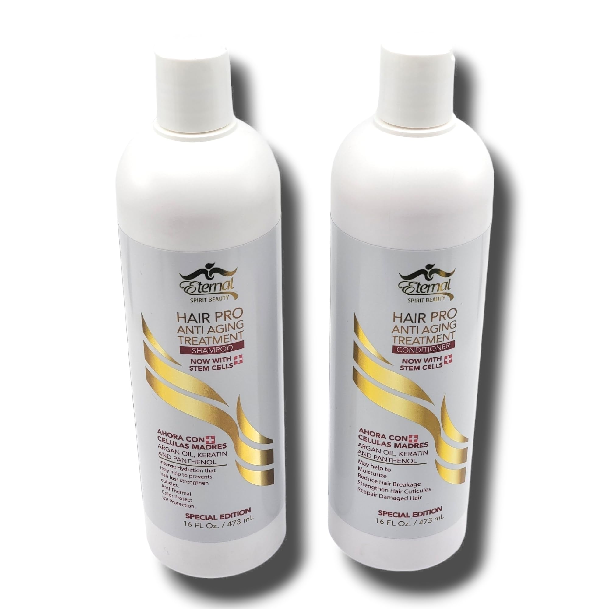 Eternal Spirit Hair Pro bundle with stem cells highlights luxury hair care routine