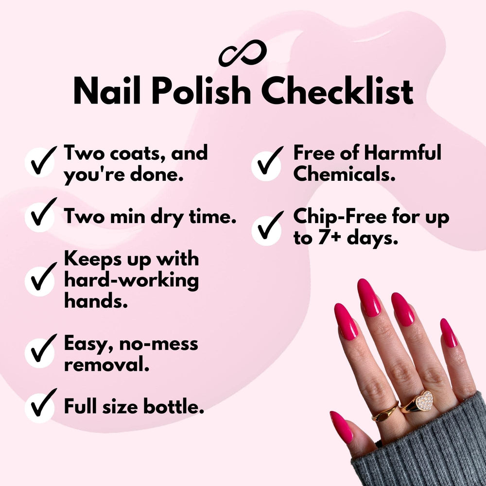 Eternal White nail polish offers crisp contrast for chic manis