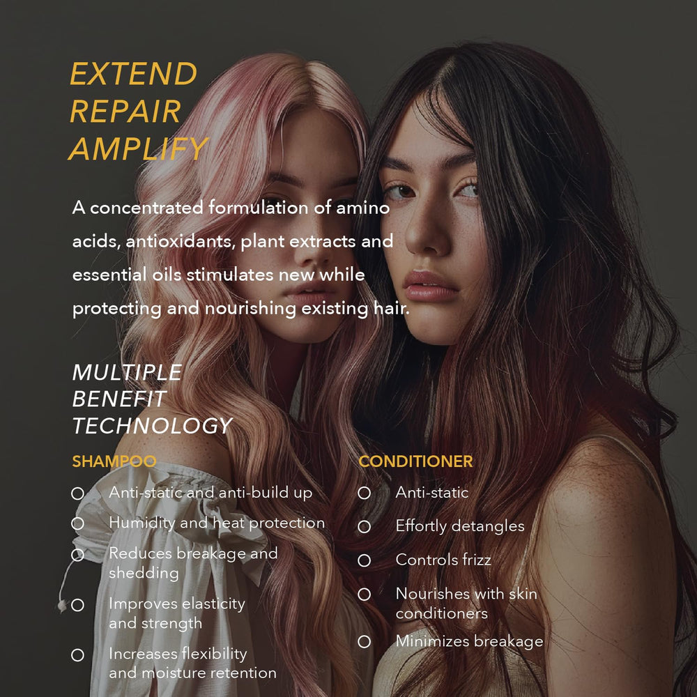 Ethica Beauty Conditioner application demonstrates root-to-tip nourishment