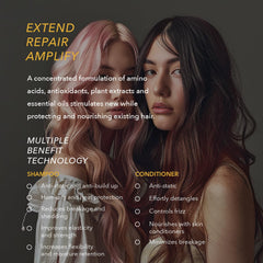 Ethica Beauty Conditioner application demonstrates root-to-tip nourishment