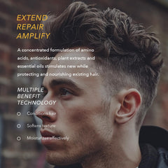 Ethica Beauty Corrective frontal hairline image suggesting potential support and shine.
