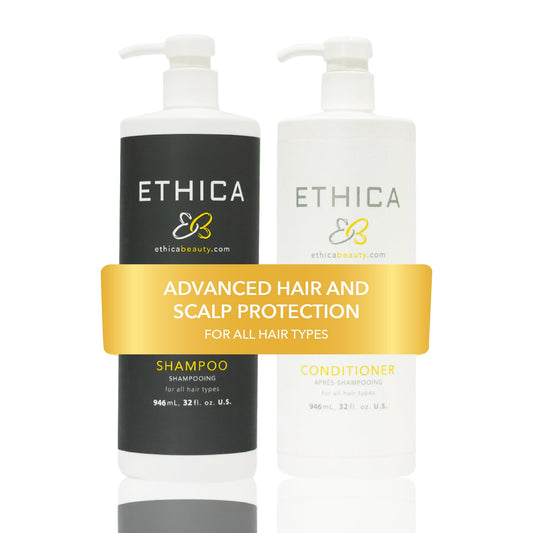 Ethica Beauty Shampoo clarifying bottle for deep cleanse and scalp refreshment
