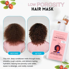 Ethnic Gals rinse-off leaves a subtle shine and softness
