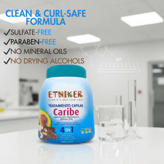 Etniker Caribe 33 oz bottle for salon-grade hydration and shine.