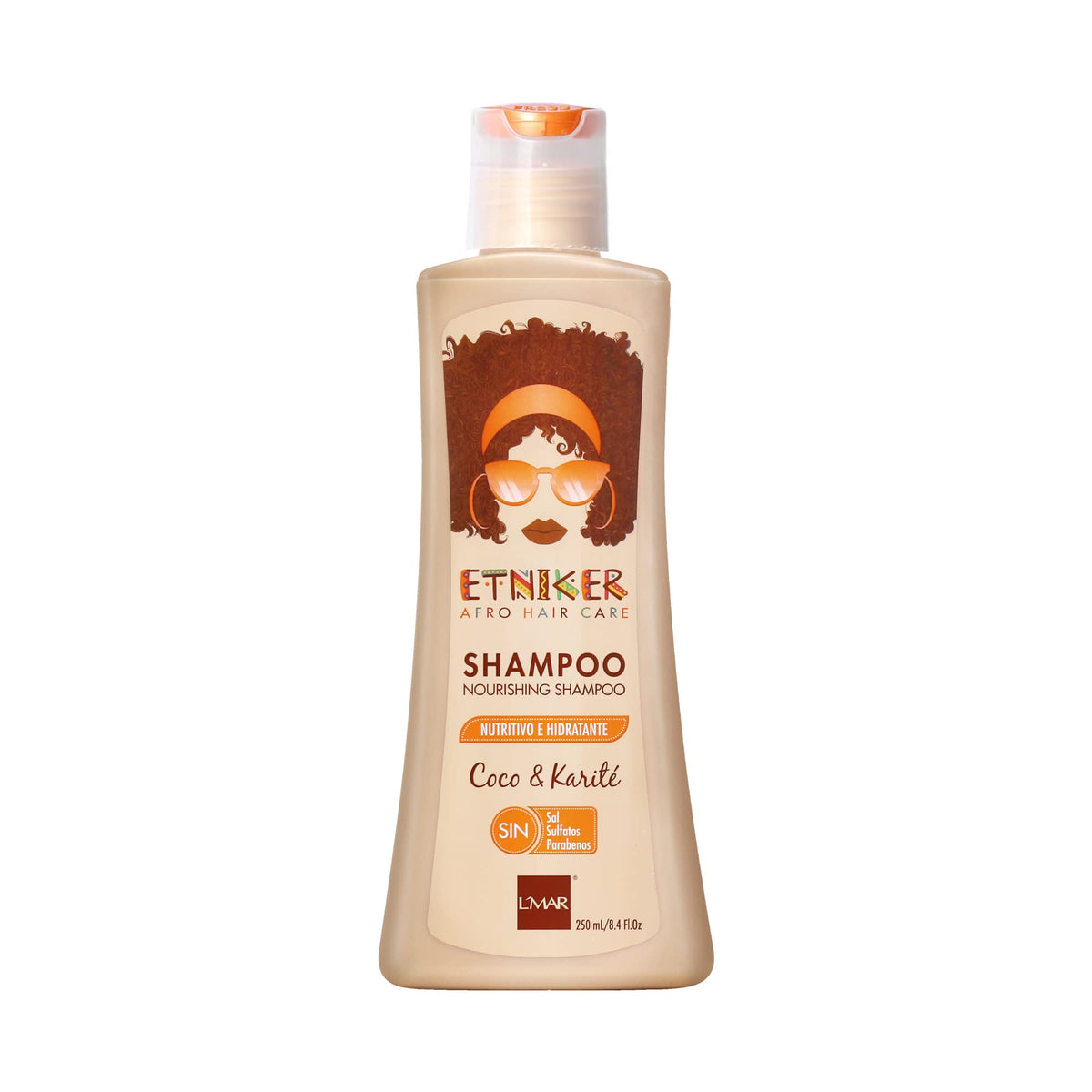 ETNIKER Nourishing Shampoo bottle for curly hair delivers gentle cleansing and hydration.