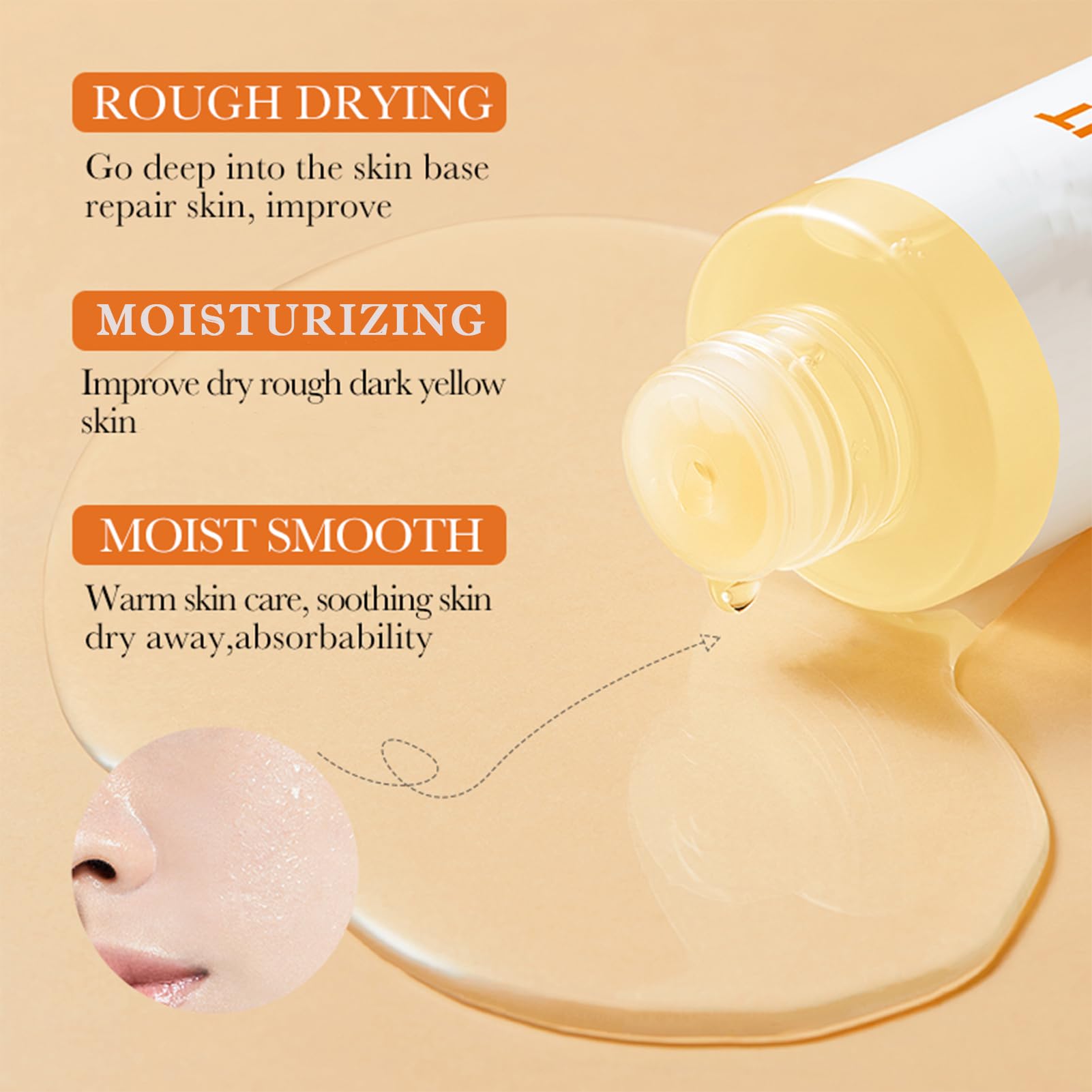 Etuanxi turmeric toner bottle captures refreshing astringent action for balanced skin.