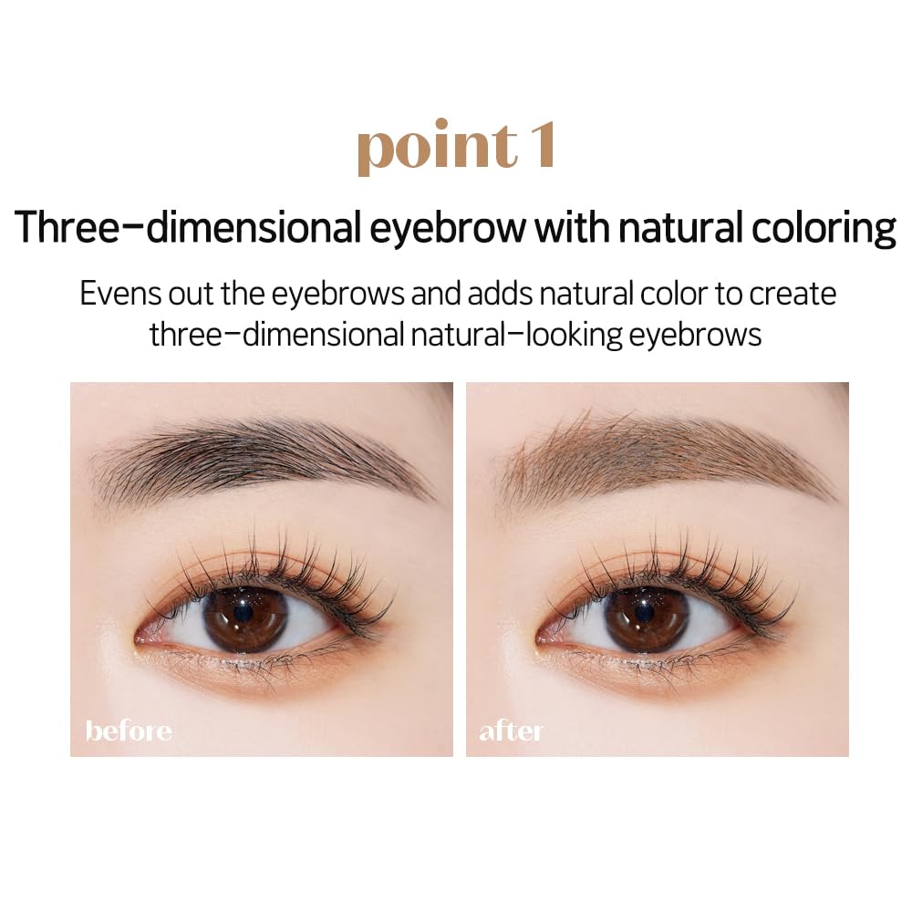 ETUDE Color My Brows nourishing formula with allantoin and waxes