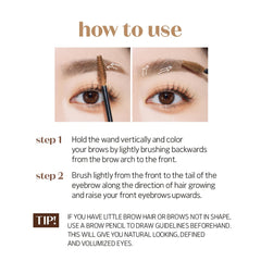 ETUDE Color My Brows quick routine for busy mornings