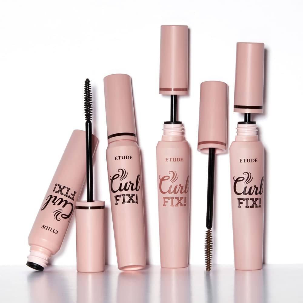 ETUDE Curl Fix Mascara #2 Brown 24h test demonstrates long-lasting lift